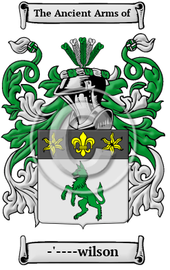 -'----wilson Family Crest Download (JPG) Heritage Series - 300 DPI