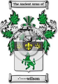 -'----wilson Family Crest Download (jpg) Legacy Series - 150 DPI