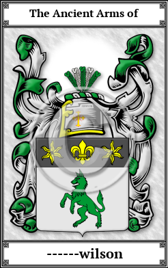 ------wilson Family Crest Download (JPG)  Book Plated - 150 DPI