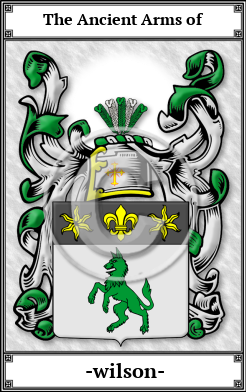 -wilson- Family Crest Download (JPG)  Book Plated - 150 DPI