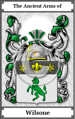 Wilsone Family Crest Download (JPG) Book Plated - 600 DPI