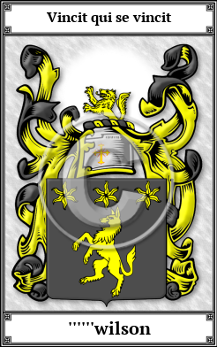 ''''''wilson Family Crest Download (JPG)  Book Plated - 150 DPI