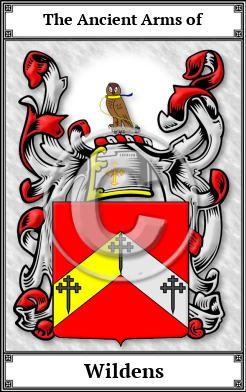 Wildens Family Crest Download (JPG)  Book Plated - 150 DPI