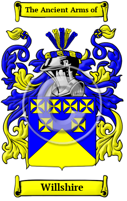 Willshire Family Crest/Coat of Arms