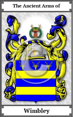 Wimbley Family Crest Download (JPG)  Book Plated - 150 DPI