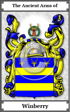 Winberry Family Crest Download (JPG) Book Plated - 600 DPI