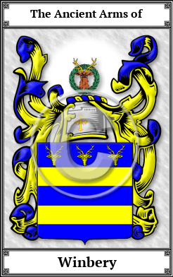 Winbery Family Crest Download (JPG)  Book Plated - 150 DPI
