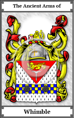 Whimble Family Crest Download (JPG)  Book Plated - 150 DPI