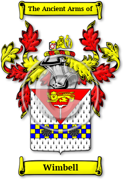 Wimbell Family Crest Download (jpg) Legacy Series - 150 DPI