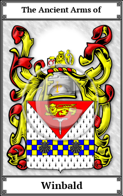 Winbald Family Crest Download (JPG)  Book Plated - 150 DPI