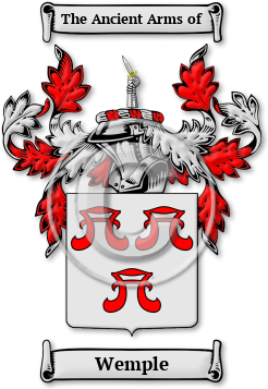 Wemple Family Crest Download (JPG) Legacy Series - 600 DPI