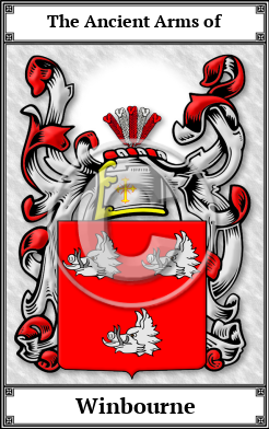 Winbourne Family Crest Download (JPG) Book Plated - 600 DPI