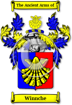 Winnche Family Crest Download (jpg) Legacy Series - 150 DPI