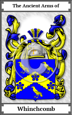 Whinchcomb Family Crest Download (JPG)  Book Plated - 150 DPI