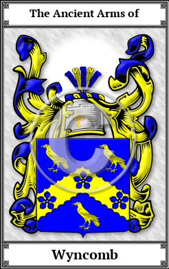 Wyncomb Family Crest Download (JPG) Book Plated - 600 DPI