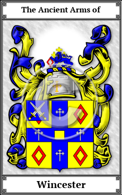Wincester Family Crest Download (JPG)  Book Plated - 150 DPI