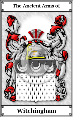 Witchingham Family Crest Download (JPG)  Book Plated - 150 DPI