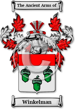 Winkelman Family Crest Download (jpg) Legacy Series - 150 DPI