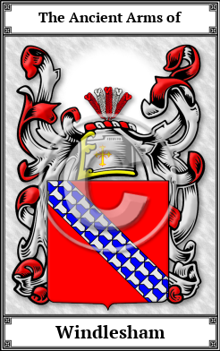 Windlesham Family Crest Download (JPG)  Book Plated - 150 DPI