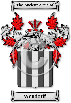Wendorff Family Crest Download (jpg) Legacy Series - 150 DPI