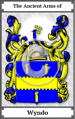 Wyndo Family Crest Download (JPG)  Book Plated - 150 DPI