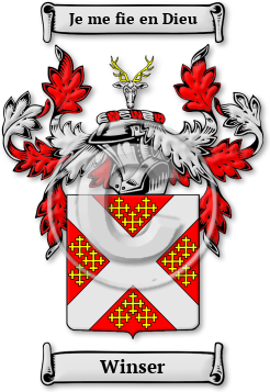 Winser Family Crest Download (jpg) Legacy Series - 150 DPI