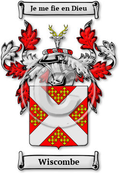 Wiscombe Family Crest Download (jpg) Legacy Series - 150 DPI