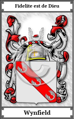 Wynfield Family Crest Download (JPG)  Book Plated - 150 DPI