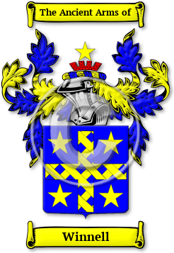 Winnell Family Crest Download (jpg) Legacy Series - 150 DPI