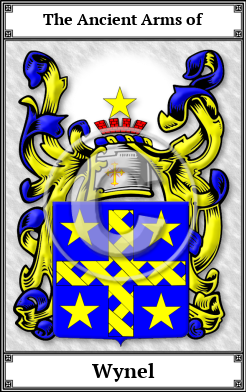 Wynel Family Crest Download (JPG)  Book Plated - 150 DPI