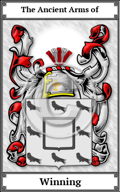 Winning Family Crest Download (JPG)  Book Plated - 150 DPI