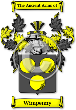 Wimpenny Family Crest Download (JPG) Legacy Series - 600 DPI