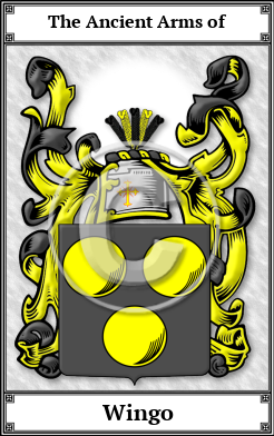 Wingo Family Crest Download (JPG)  Book Plated - 150 DPI