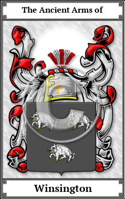 Winsington Family Crest Download (JPG) Book Plated - 600 DPI