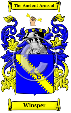 Winsper Family Crest/Coat of Arms