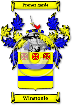 Winstonle Family Crest Download (jpg) Legacy Series - 150 DPI