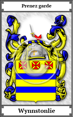 Wynnstonlie Family Crest Download (JPG)  Book Plated - 150 DPI