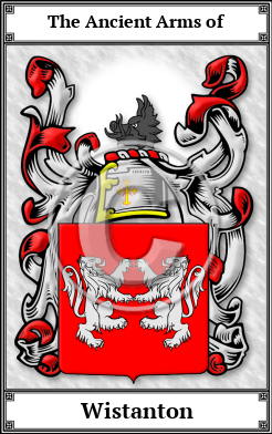 Wistanton Family Crest Download (JPG)  Book Plated - 150 DPI