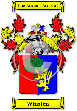Winsten Family Crest Download (jpg) Legacy Series - 150 DPI