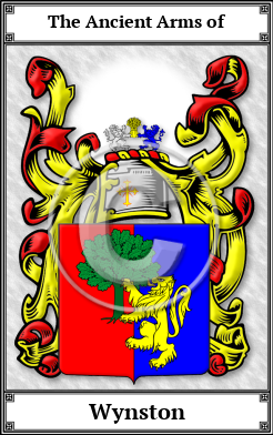 Wynston Family Crest Download (JPG)  Book Plated - 150 DPI