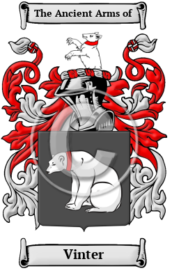 Vinter Family Crest Download (JPG) Heritage Series - 600 DPI