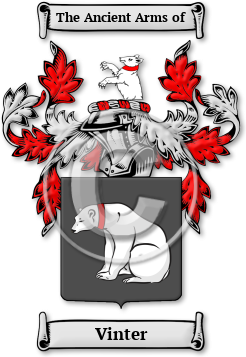 Vinter Family Crest Download (jpg) Legacy Series - 150 DPI