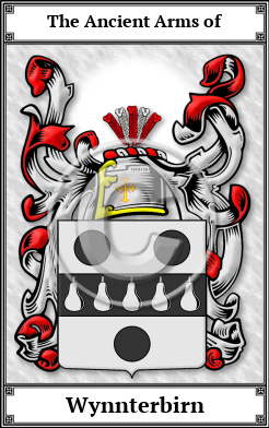 Wynnterbirn Family Crest Download (JPG)  Book Plated - 150 DPI