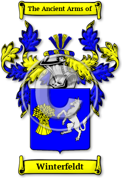 Winterfeldt Family Crest Download (JPG) Legacy Series - 600 DPI