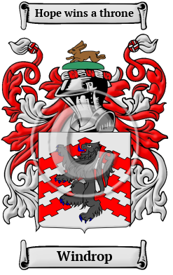 Windrop Family Crest/Coat of Arms