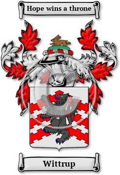 Wittrup Family Crest Download (JPG) Legacy Series - 600 DPI