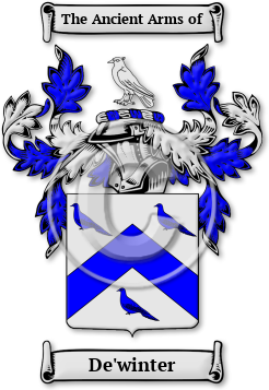 De'winter Family Crest Download (JPG) Legacy Series - 600 DPI