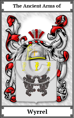 Wyrrel Family Crest Download (JPG)  Book Plated - 150 DPI