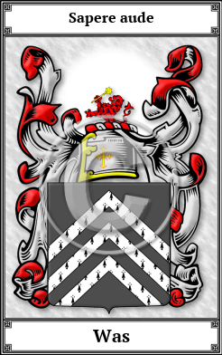 Was Family Crest Download (JPG) Book Plated - 600 DPI