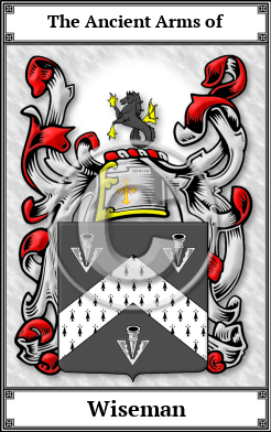 Wiseman Family Crest Download (JPG)  Book Plated - 150 DPI